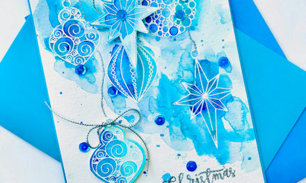 Ornate Ornaments in Blue