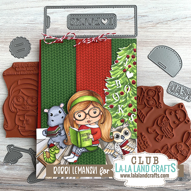 A Holiday Card with Bookmarks Included!