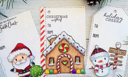 Traditional Holiday Tags Using Paper Nest Dolls