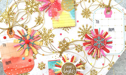 Bright and Merry Tags using Reverse Confetti