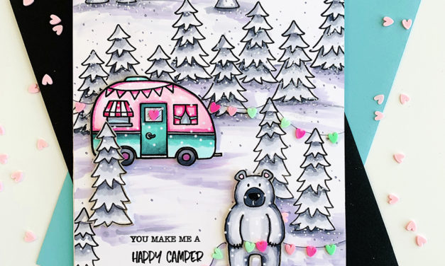 Jane’s Doodles Winter Scene Card Challenge