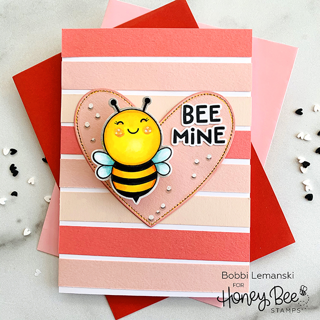 Sending Cozy Feelings and Love : Honey Bee Stamps