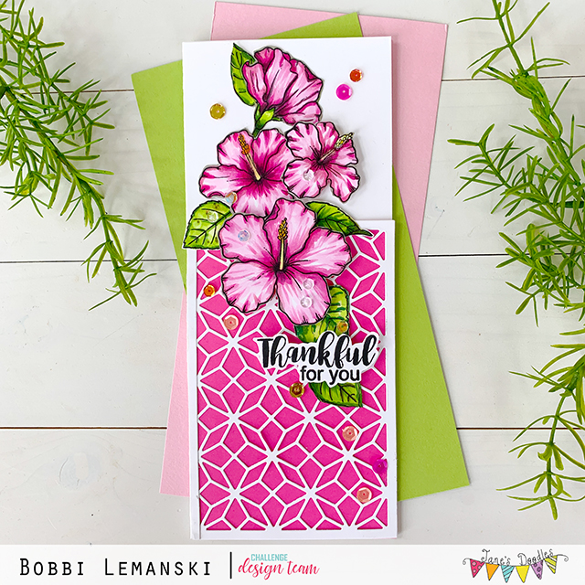 Add Those Embellishments! A New Jane's Doodles Card Challenge | Bobbi ...