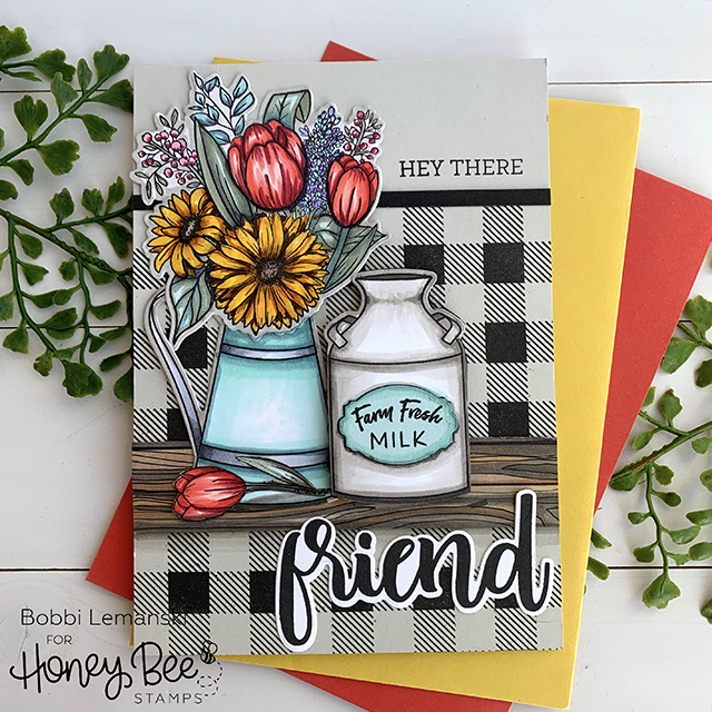 Farm Fresh Florals and 15% off at Honey Bee Stamps