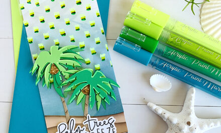 Painting Palm Trees with Chalkola Acrylic Paint Markers