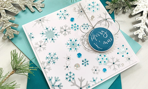 Merry Snowflakes at Penguin Palace Stamps