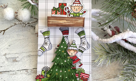 Elf on the Shelf Tag Honey Bee Stamps Style!