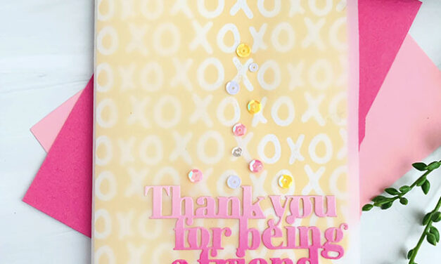 Love You, Too Release – Thank You for Being a Friend Card