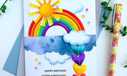 Sneak Peek: Rainbow Funshine Die Set by Trinity Stamps
