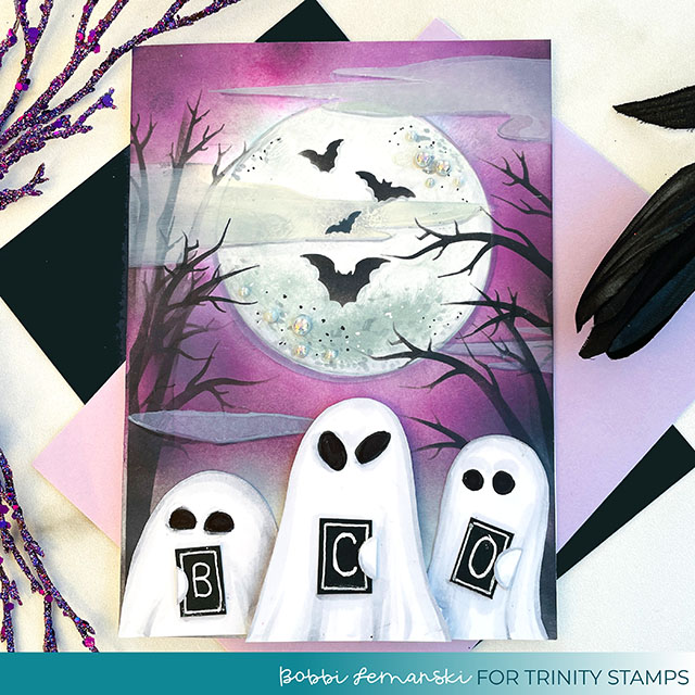 October Night Sky by Trinity Stamps