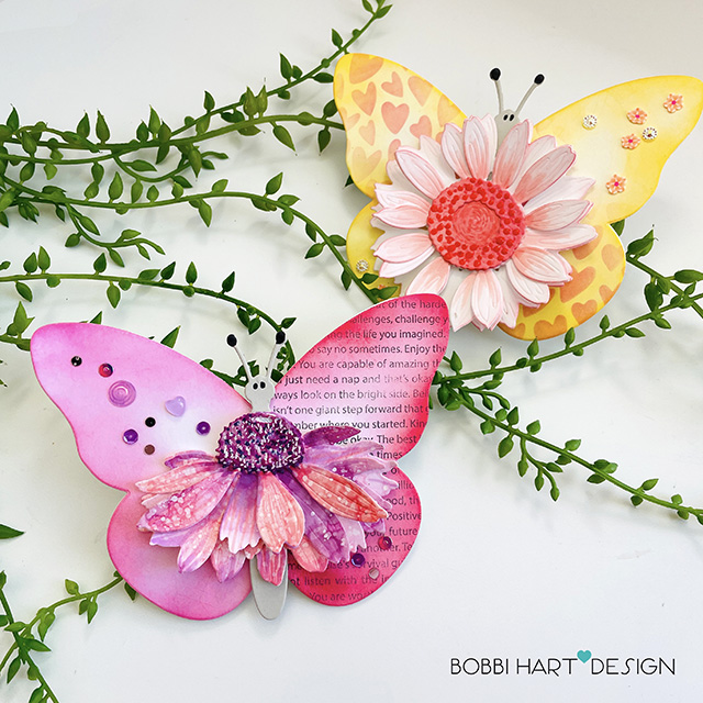 Dressing Up Butterflies in Florals
