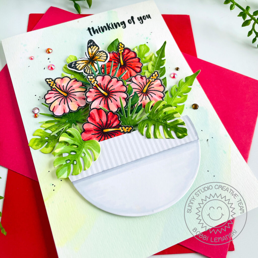 Tropical Thoughts Greeting | Bobbi Hart♡Design