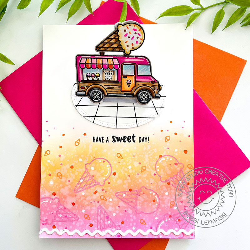 Ice Cream Pop-Up Truck Card