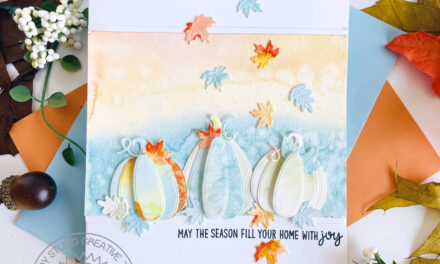 A Watercolor Pumpkin Patch for Fall