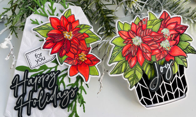 Poinsettia Tags for the Holidays