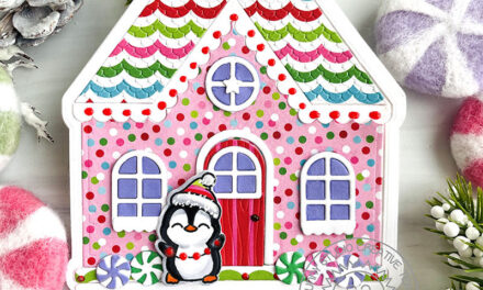 A Joyful Gingerbread House by Sunny Studio Stamps