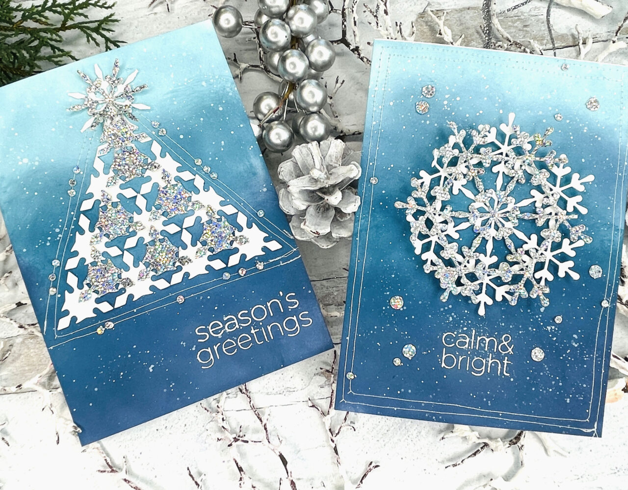 A Snowflake, A Tree… Both So Glittery!