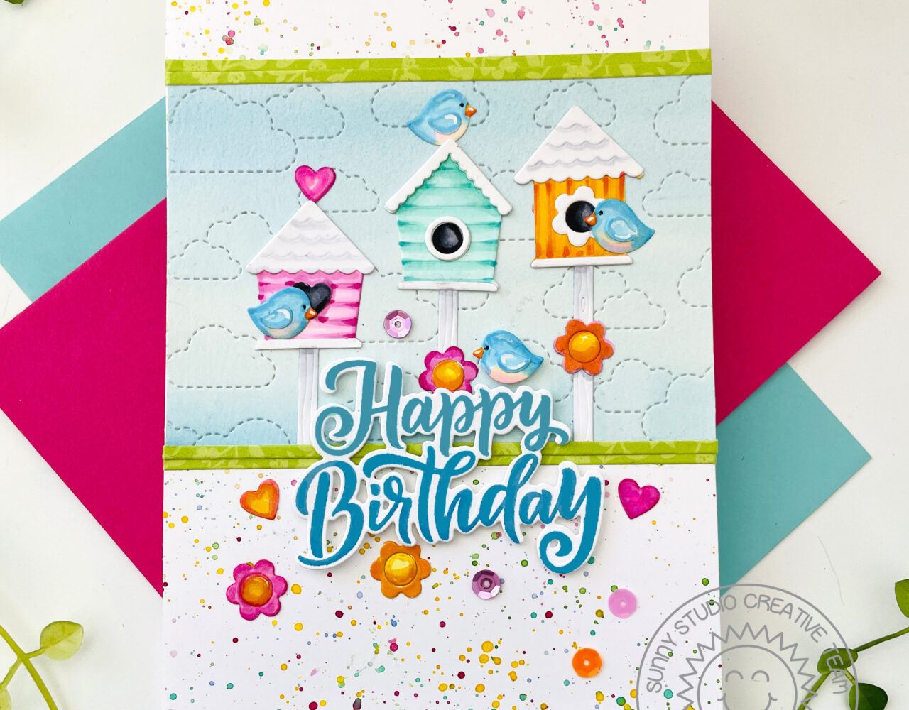 Build a Birdhouse by Sunny Studio Stamps