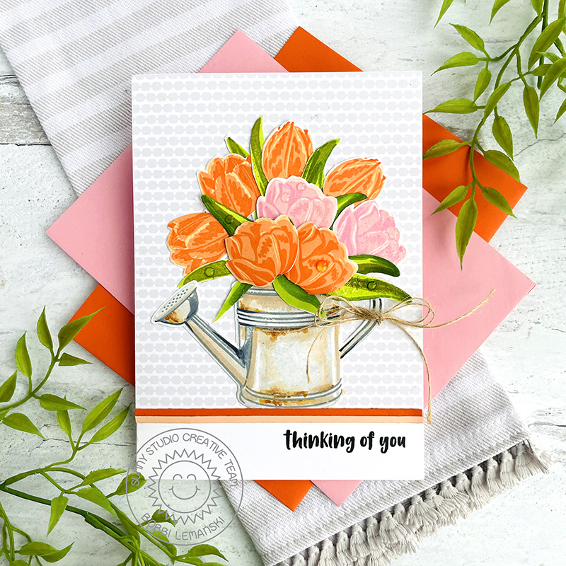 Tranquil Tulips by Sunny Studio Stamps