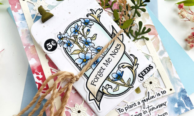 Forget Me Not Seed Packet Card