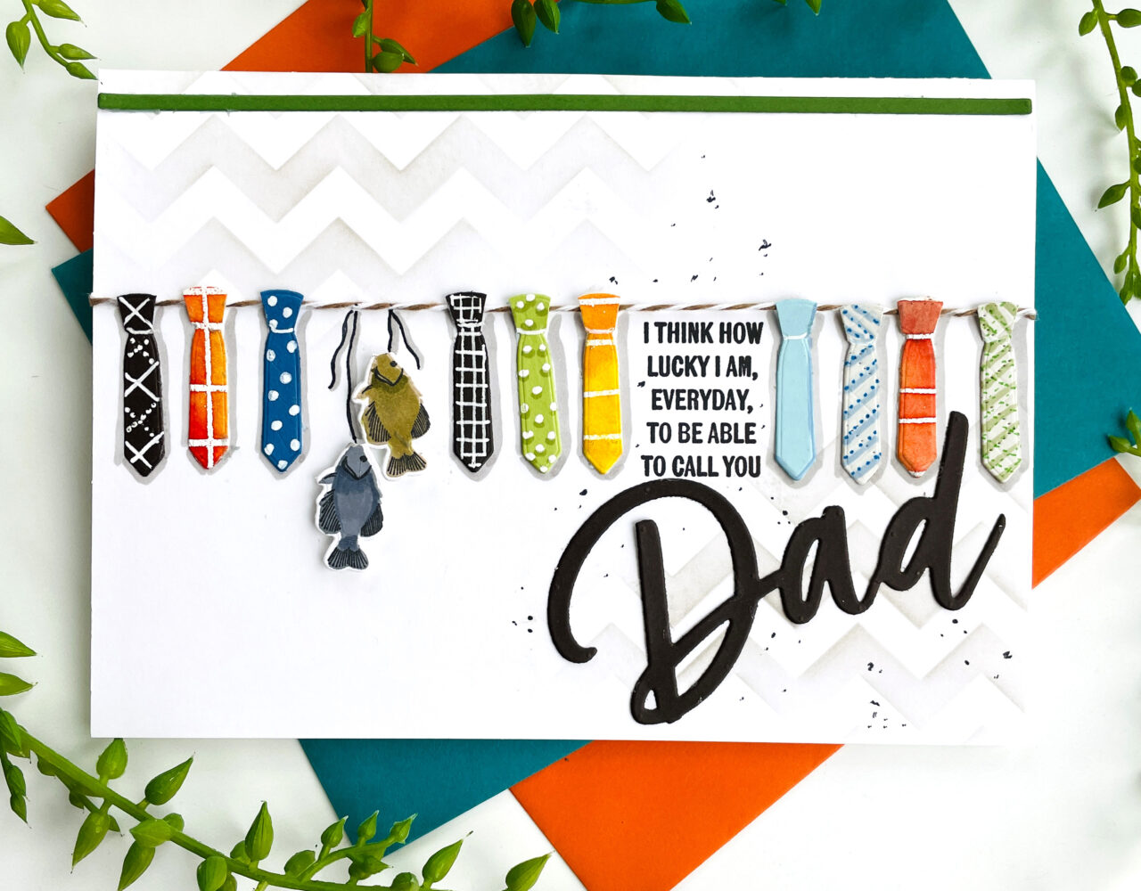 Dad’s Tie With Papertrey Ink