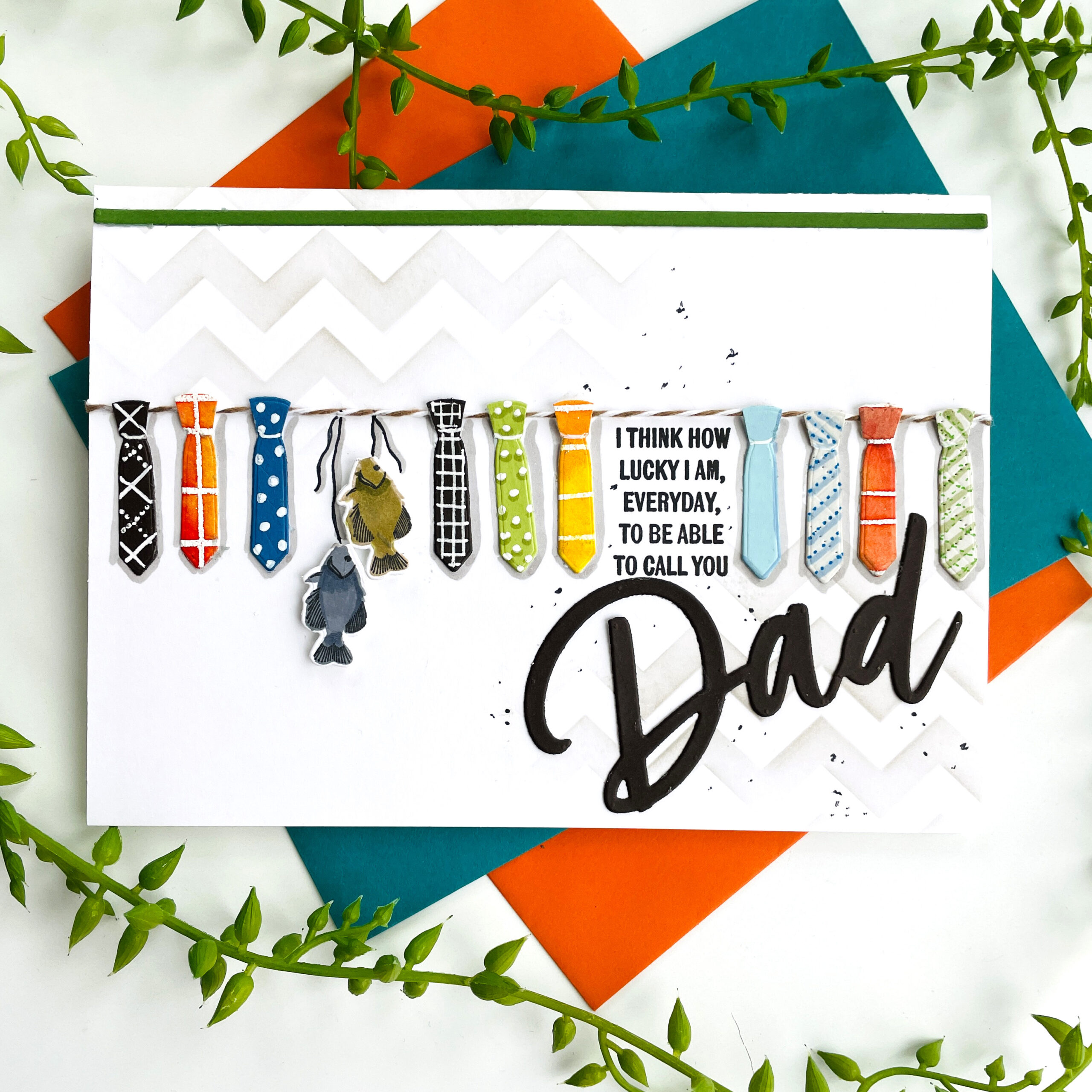 Dad's Tie With Papertrey Ink | Bobbi Hart♡Design