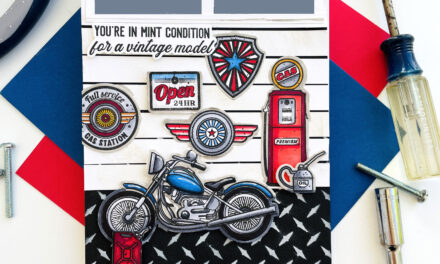 Take A Ride to Dad’s Garage by Honey Bee Stamps