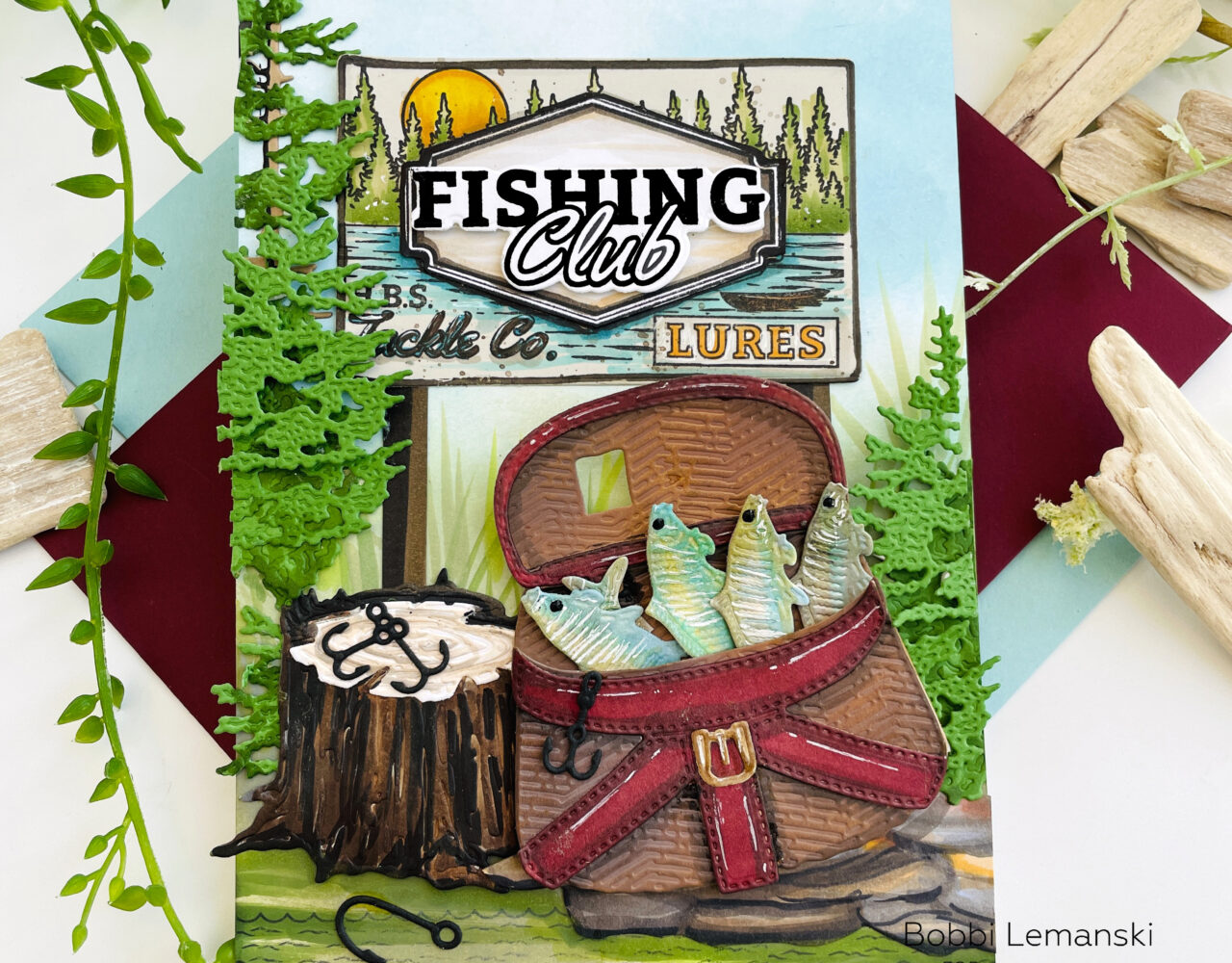 Fishing Club by Honey Bee Stamps