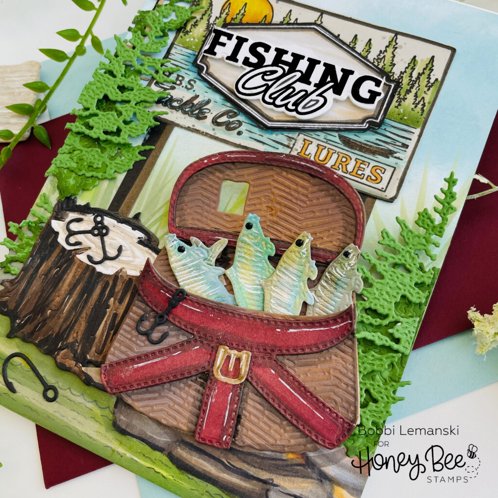 Honey Bee Stamps - Honey Cuts - Fishing Legend