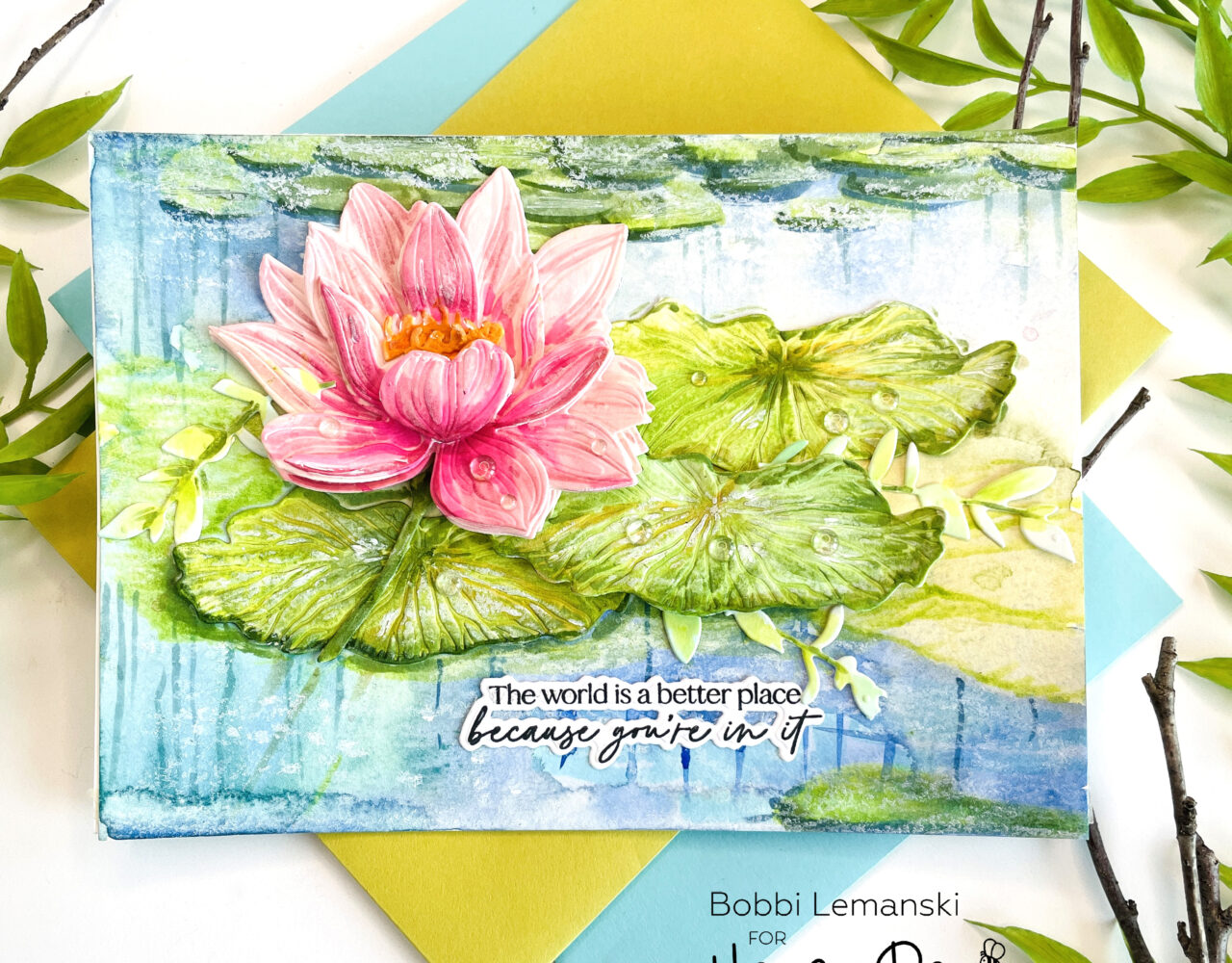 Lovely Layers: Water Lily Greeting