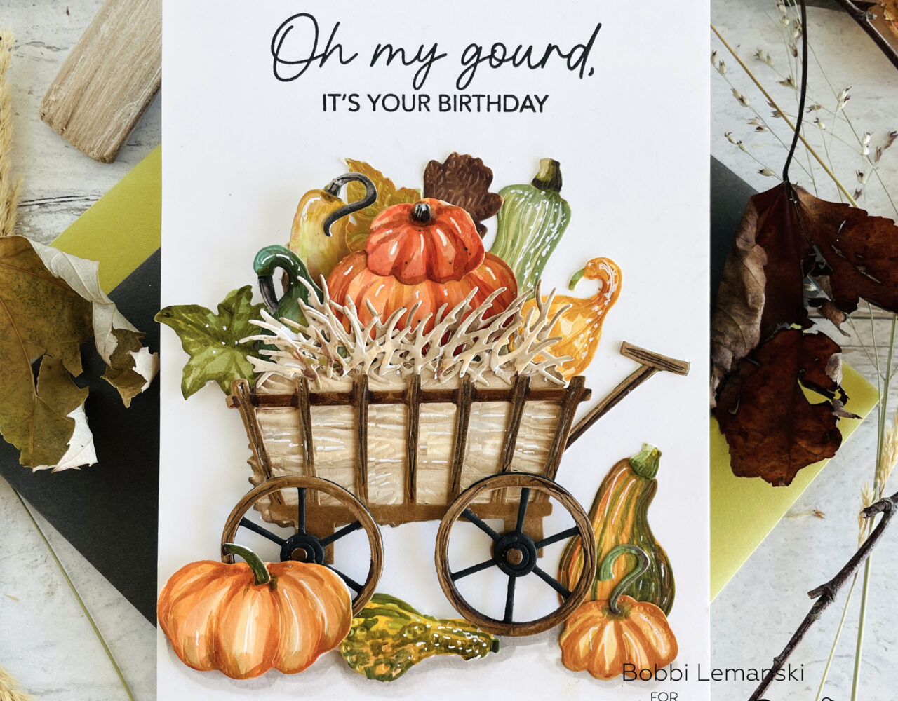 Oh My Gourd! Birthday Card