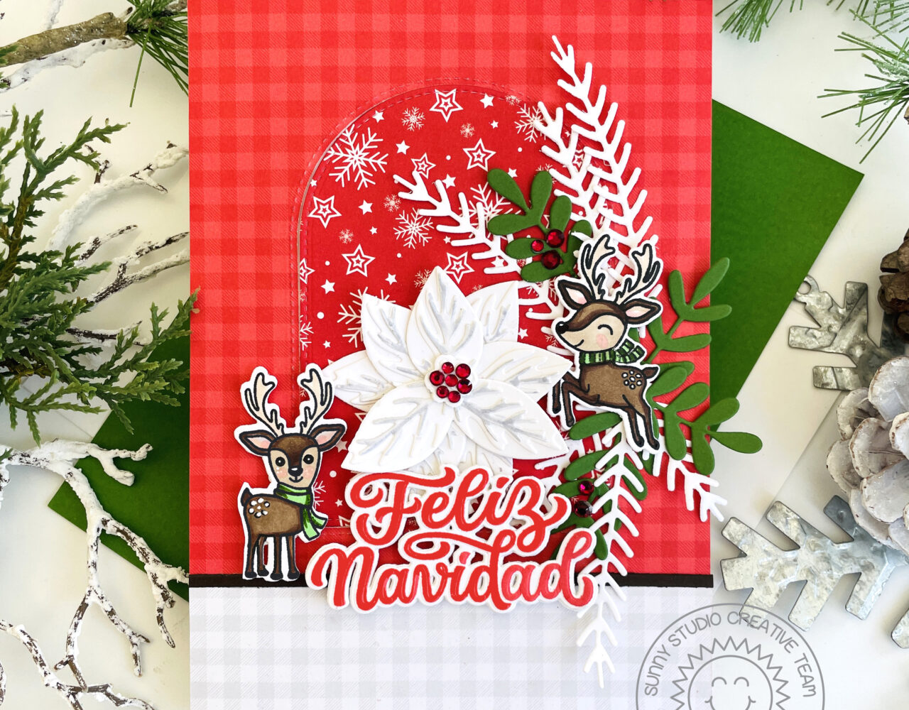 Feliz Navidad by Sunny Studio Stamps