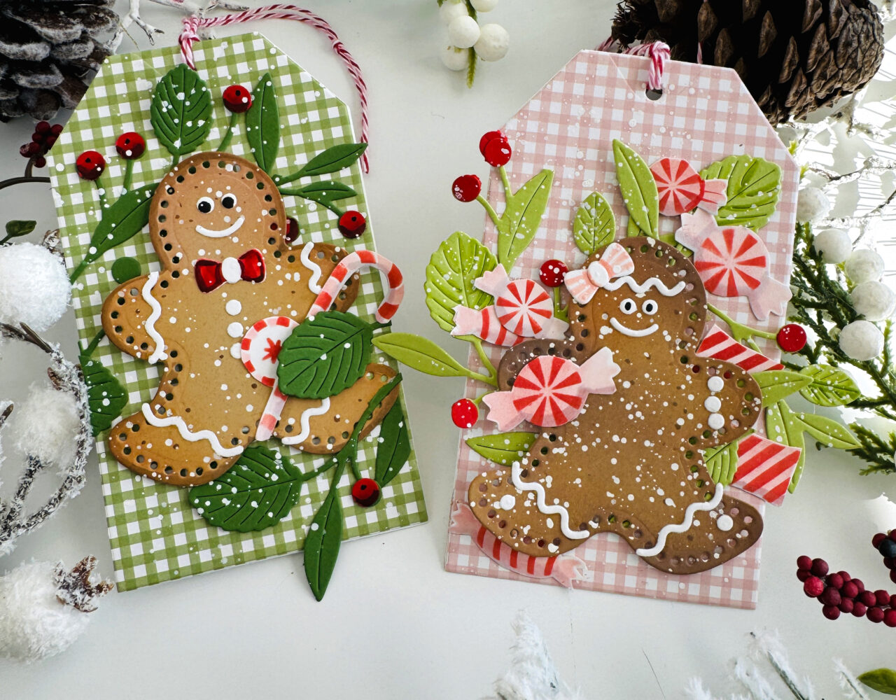 Festive Fun Gingerbread Tags by Simon Says Stamp