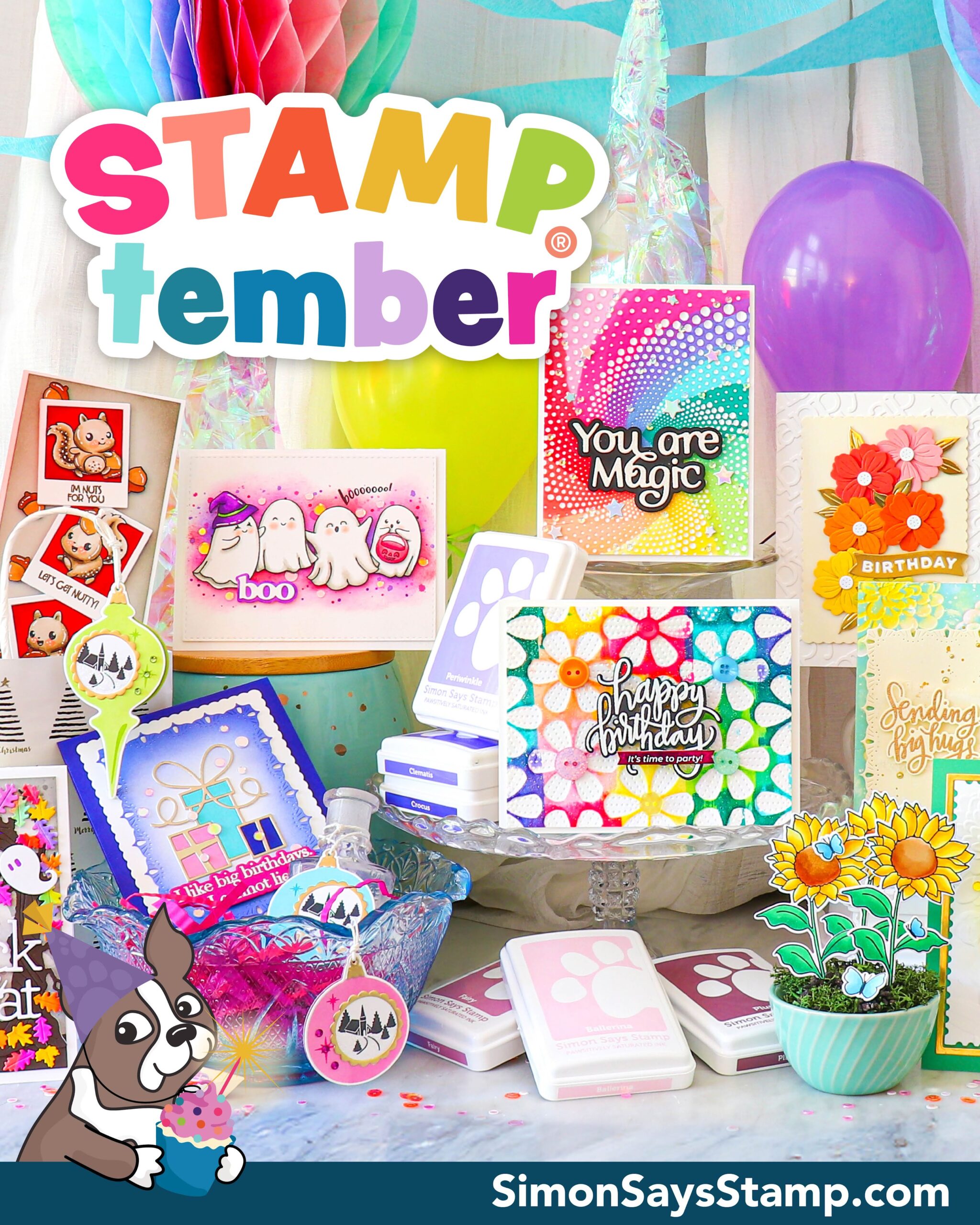 STAMPtember 2025 Party With Simon Says Stamp | Bobbi Hart♡Design