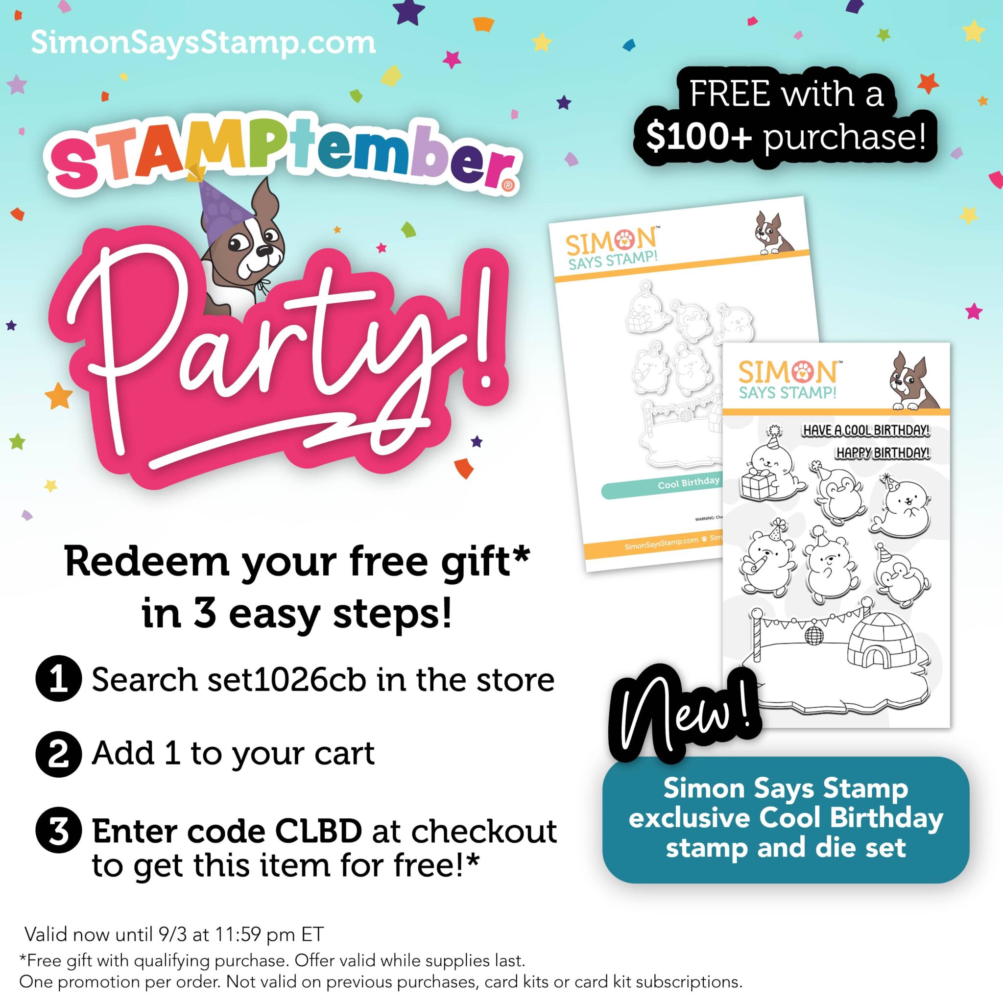 STAMPtember 2025 Party With Simon Says Stamp | Bobbi Hart♡Design