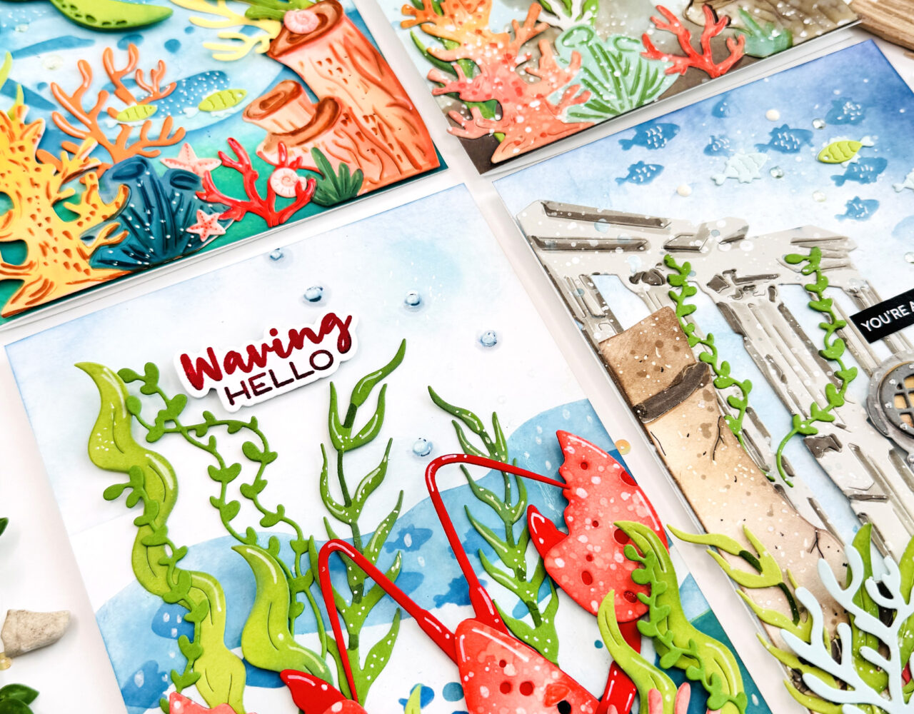 Under The Sea By Waffle Flower Crafts